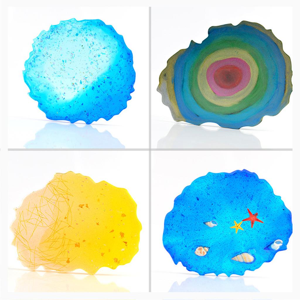Resin Art Coasters - Molde de resina para fabricar porta-copos,