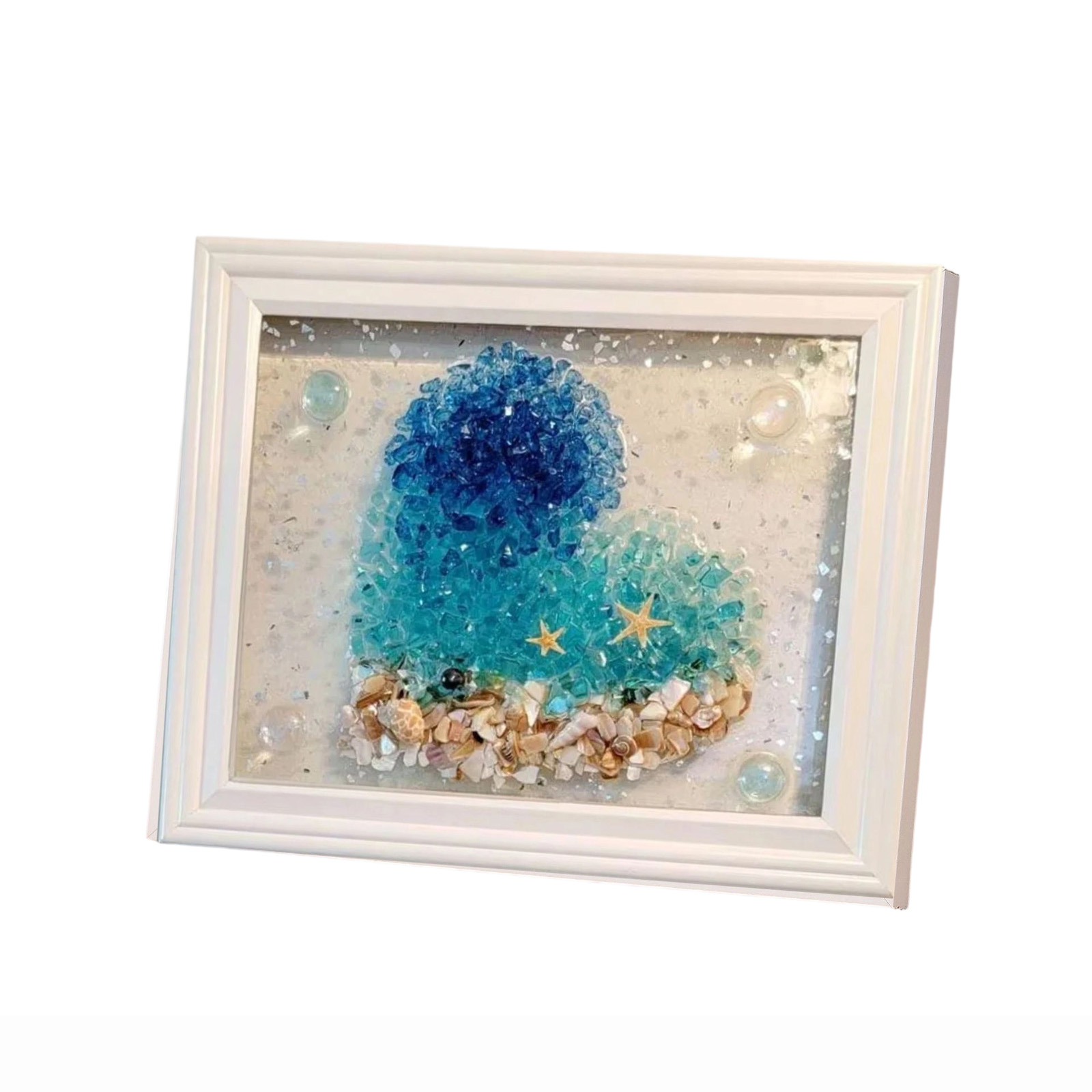 Kits de Arte com Vidro do Mar, - Resin Art Beach Theme avaliação e preço