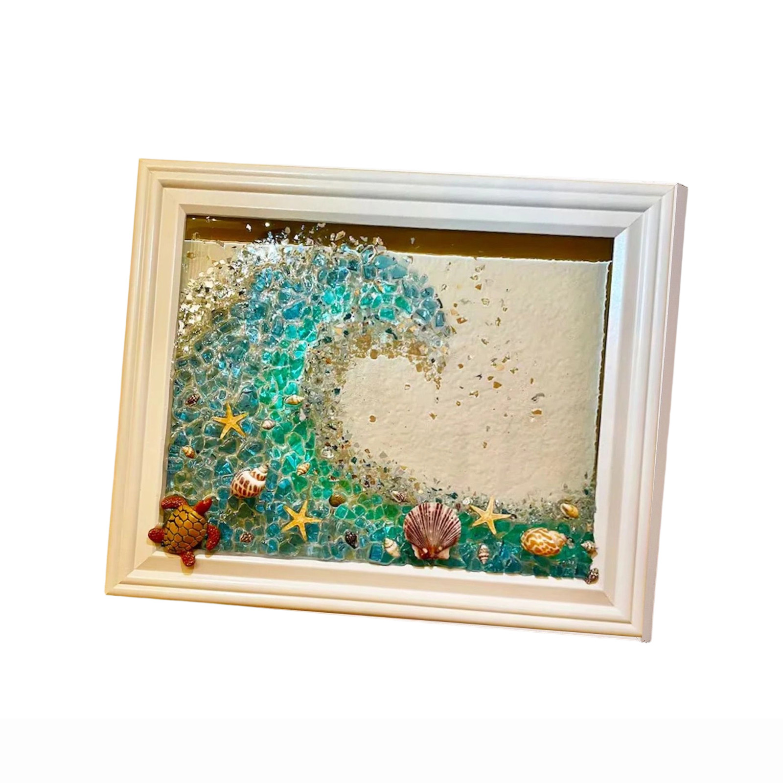 Kits de Arte com Vidro do Mar, - Resin Art Beach Theme avaliação e preço