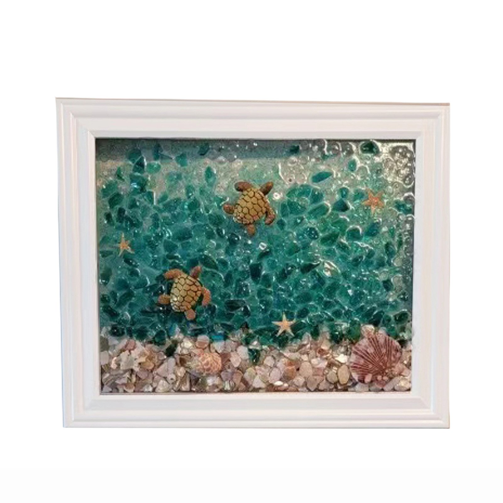 Kits de Arte com Vidro do Mar, - Resin Art Beach Theme avaliação e preço