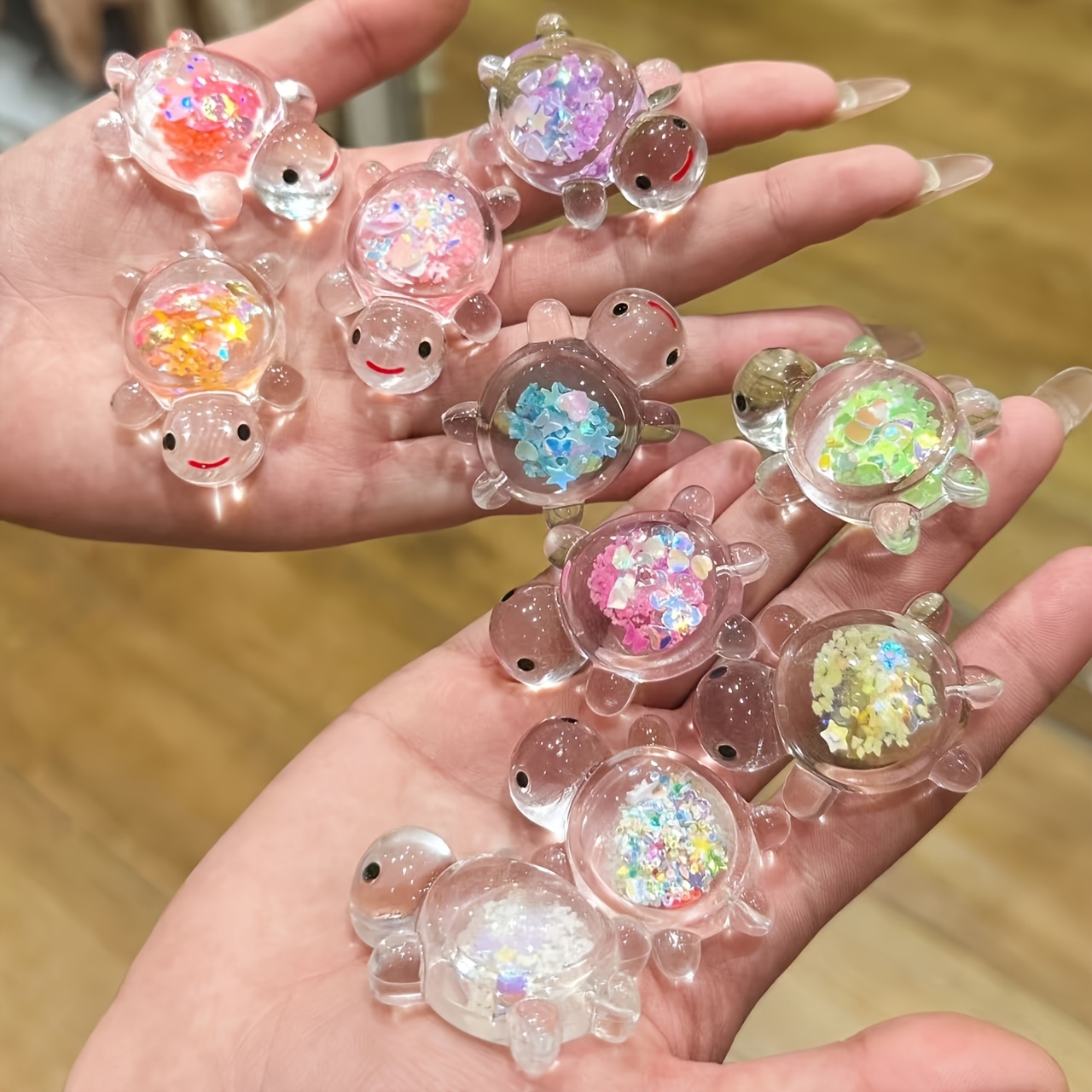 25/100 peças, Pequenas Tartaru - Resin Art Beach Theme avaliação e preço