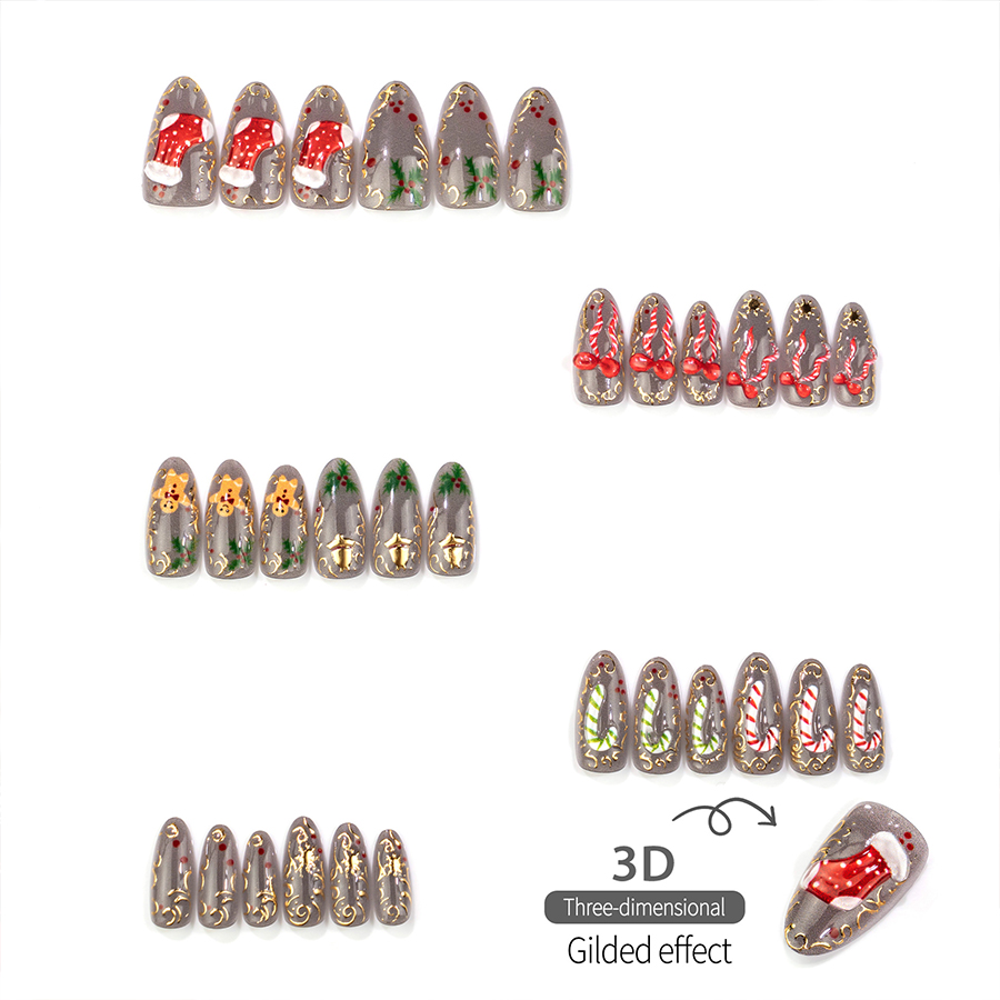 Conjunto de 30 unhas postiças  - Resin Art Diy avaliação e preço