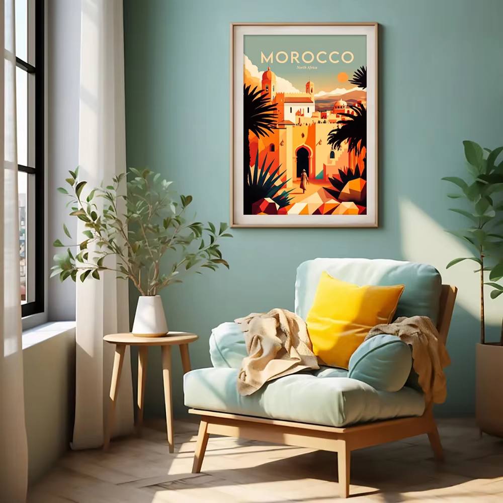 Pôster com tema clássico de pr - Resin Art Beach Theme avaliação e preço