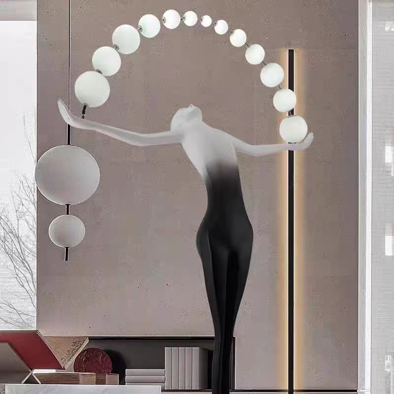 Luminária de Chão LED Moderna  - Resin Art Floor Design avaliação e preço
