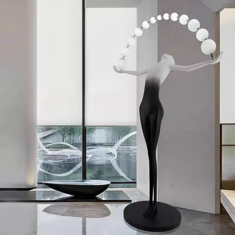 Luminária de Chão LED Moderna  - Resin Art Floor Design avaliação e preço