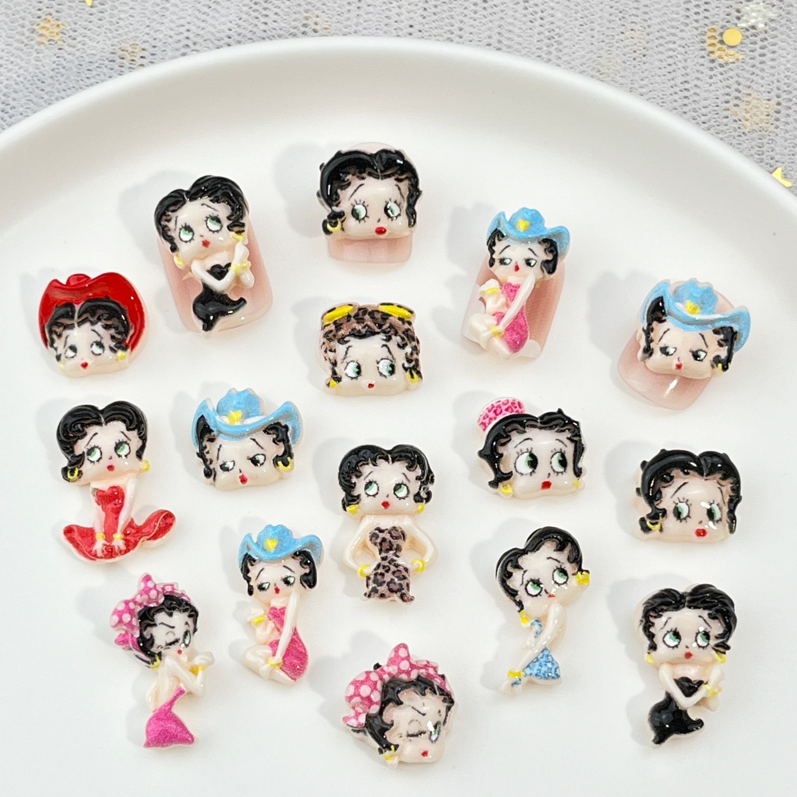 100 peças de Acessórios de Unh - Resin Art Diy avaliação e preço