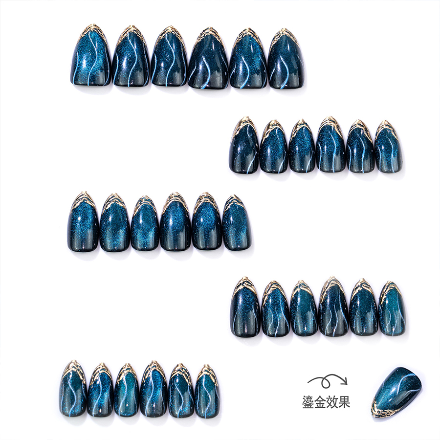 Conjunto de 30 unhas postiças  - Resin Art Diy avaliação e preço