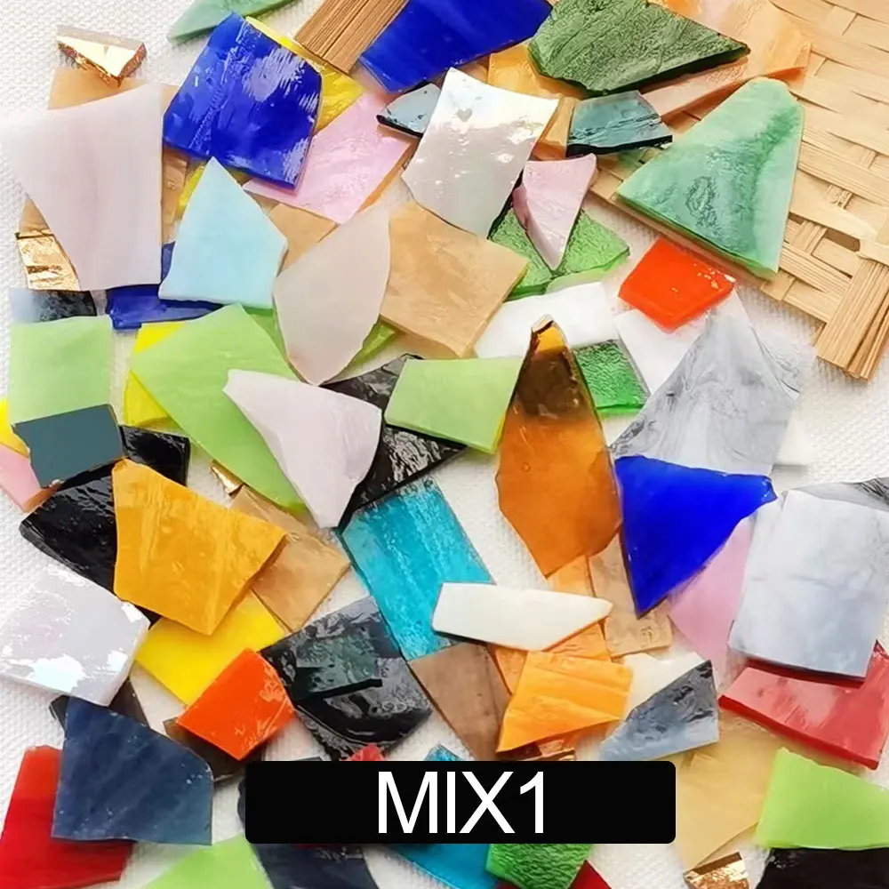 100g telhas de mosaico de vidr - Resin Art Coasters avaliação e preço