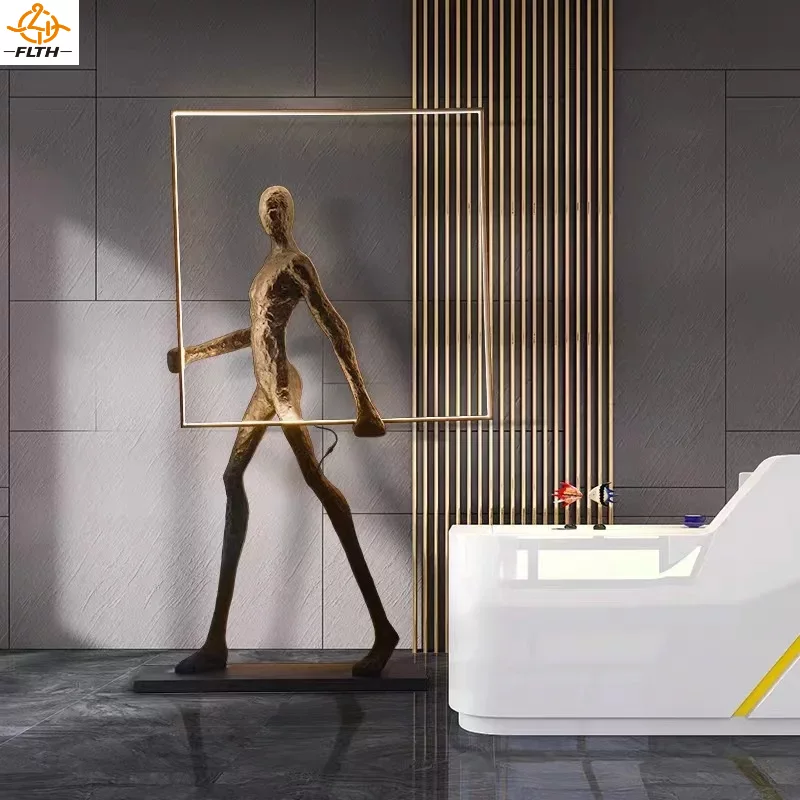 Luminária de Chão Escultura Hu - Resin Art Floor Design avaliação e preço