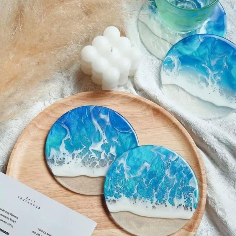 Molde porta-copos resina f92d, - Resin Art Coasters avaliação e preço