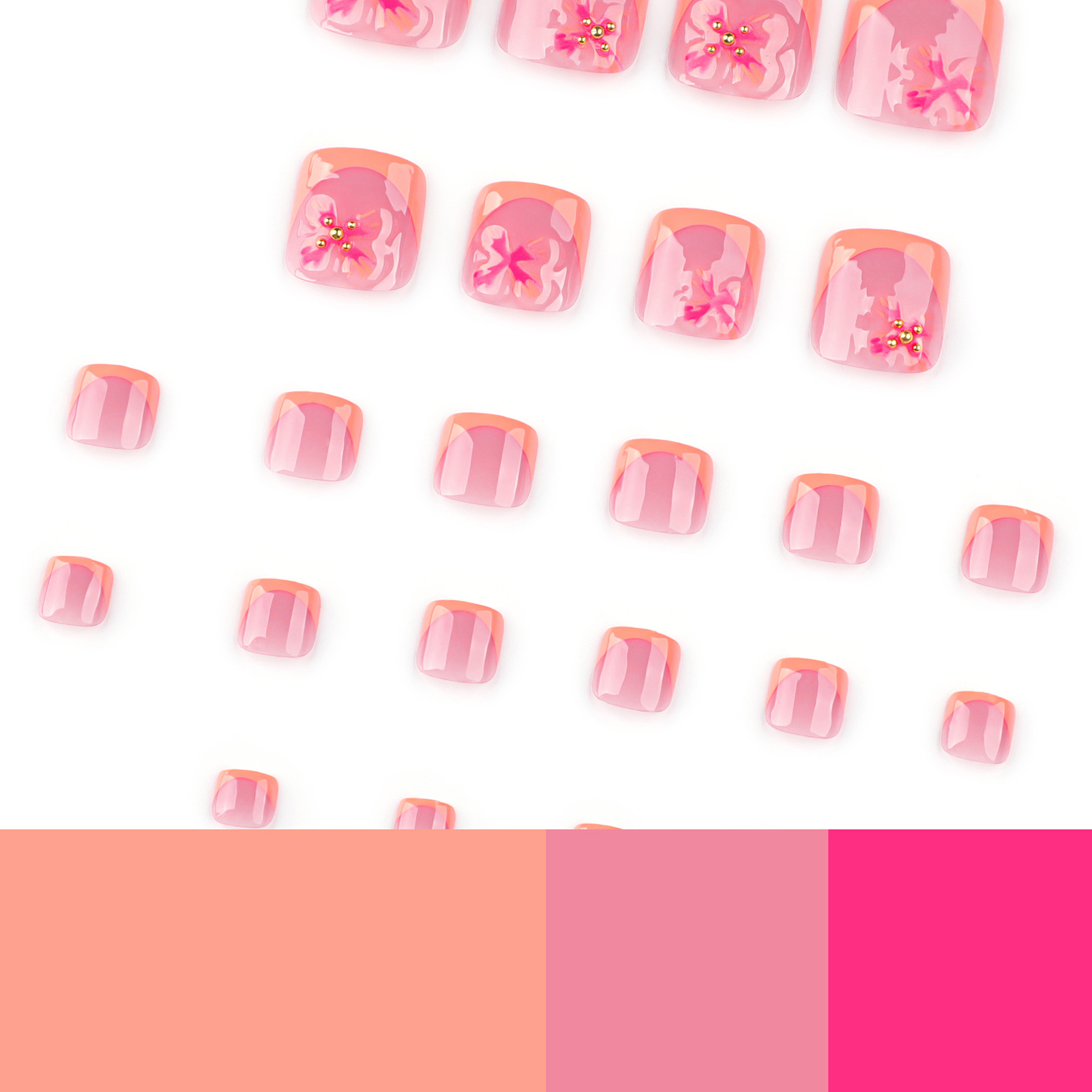 24 pçs encantador padrão de fl - Resin Art Flowers avaliação e preço