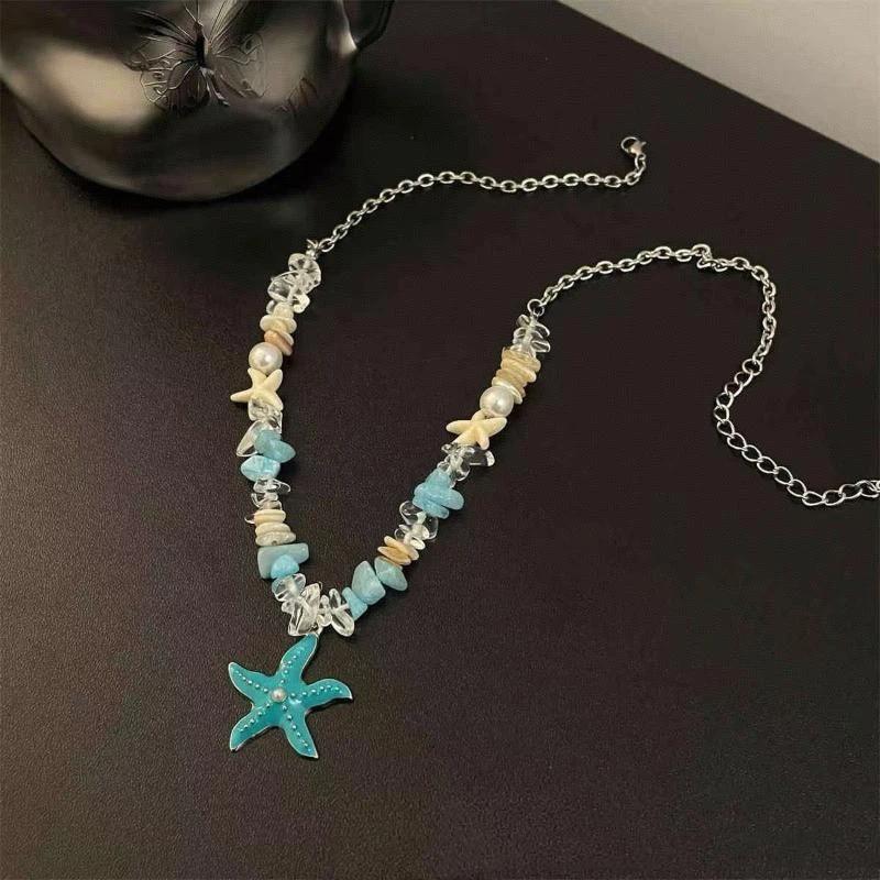 Colar Temático Boho Oceano com - Resin Art Beach Theme avaliação e preço