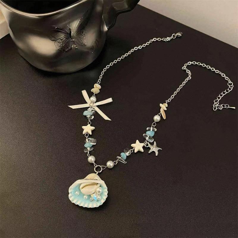 Colar Temático Boho Oceano com - Resin Art Beach Theme avaliação e preço