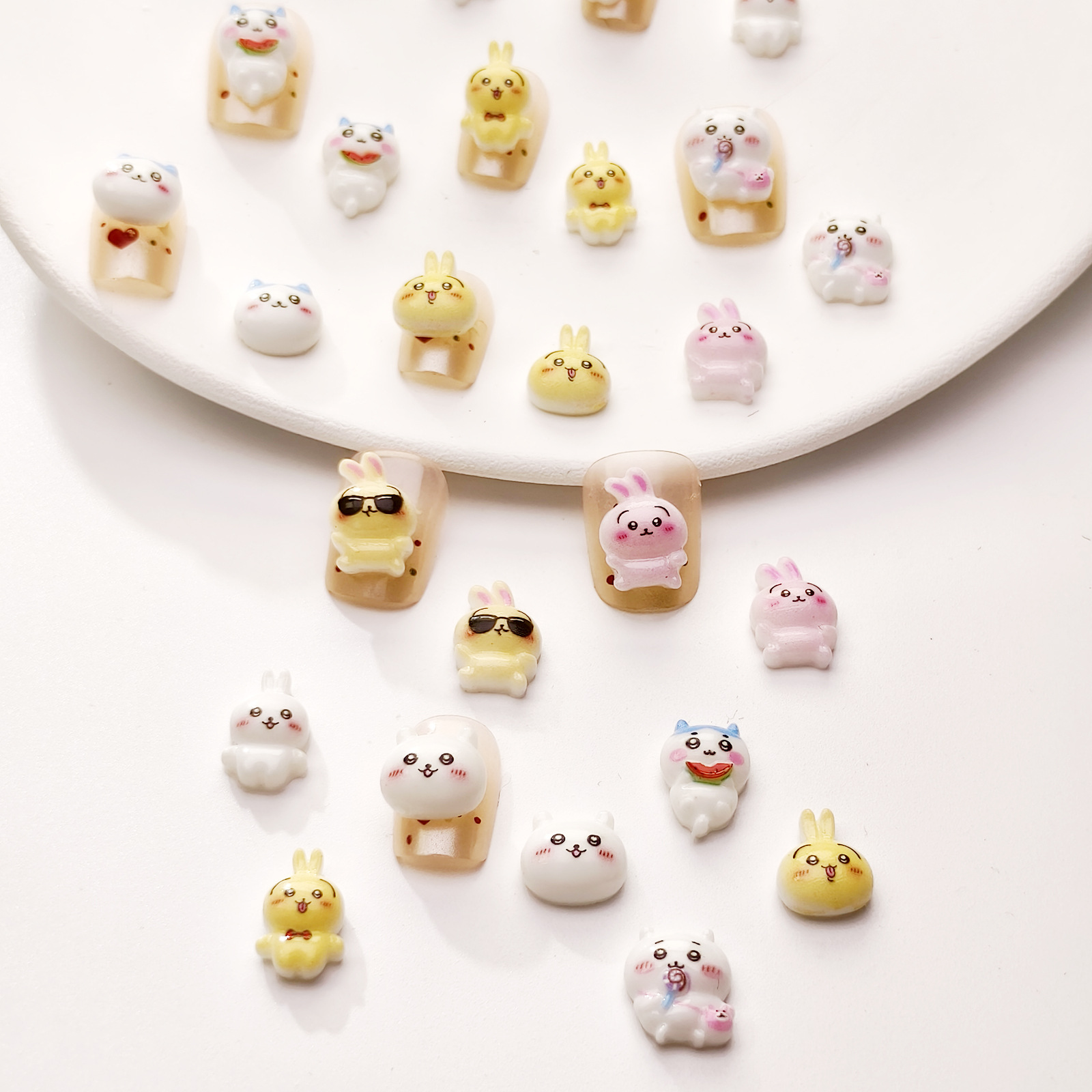 100 peças de acessórios de nai - Resin Art Diy avaliação e preço