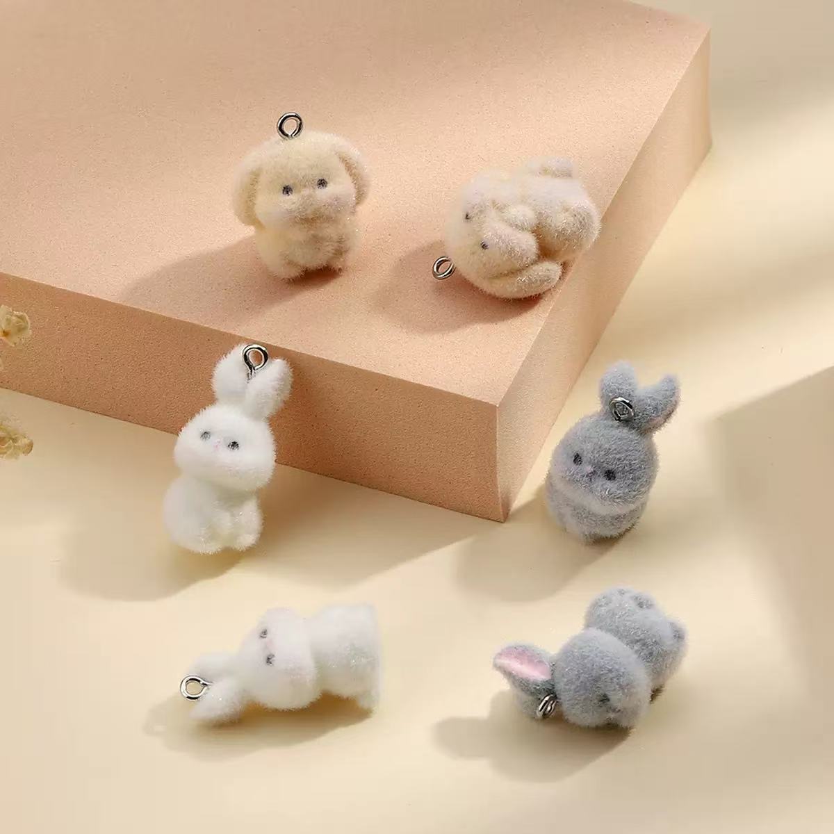 10 pçs reunindo pequeno coelho - Resin Art Materials Wholesale avaliação e preço