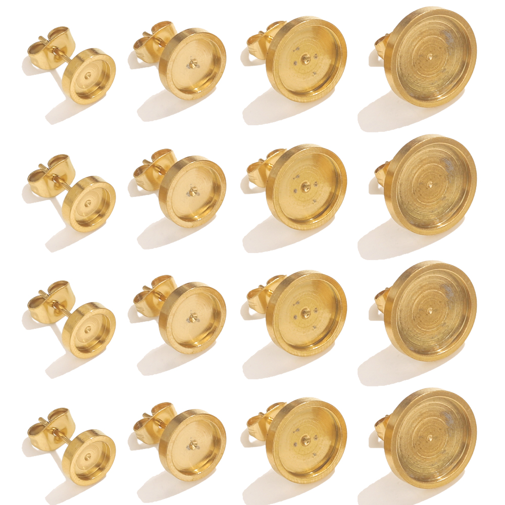 10 pçs de aço inoxidável ouro  - Resin Art Materials Wholesale avaliação e preço