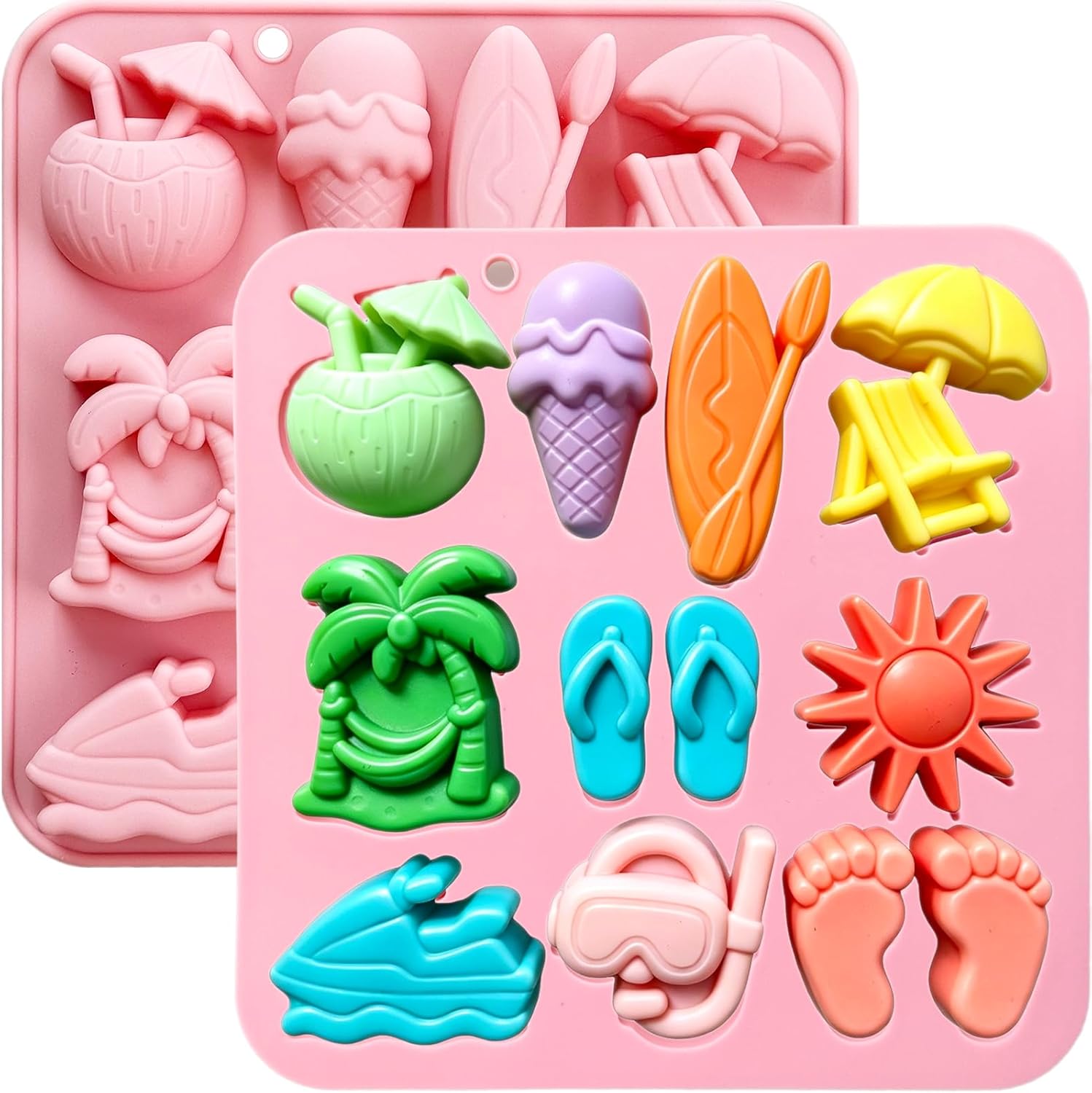 Moldes de Silicone para Praia  - Resin Art Beach Theme avaliação e preço